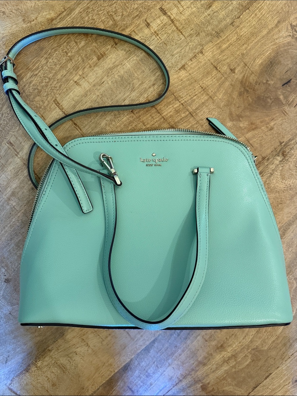 kate spade Mint Dome Satchel Crossbody Bag